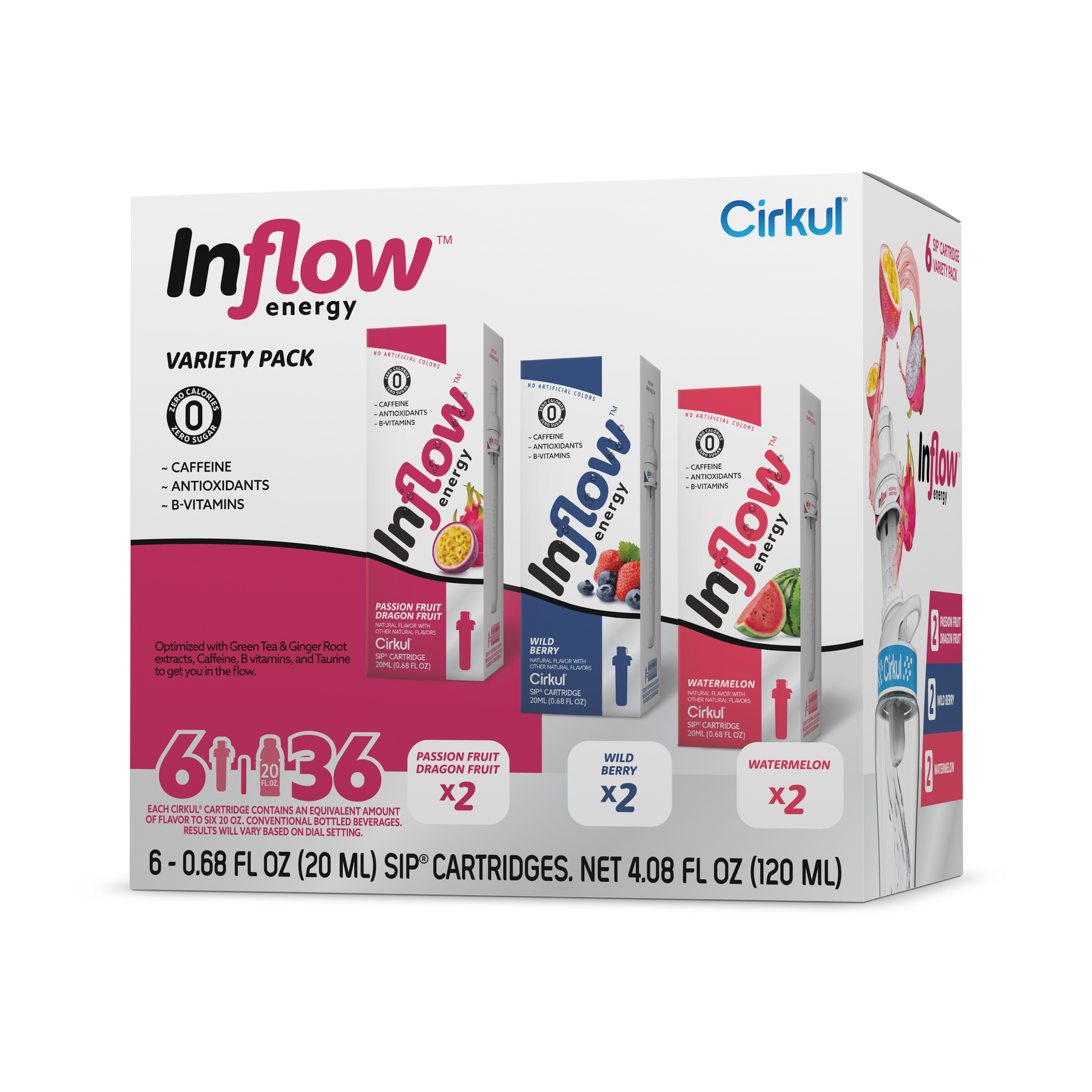 Inflow Energy® 6-Pack Variety Pack - Daily Pick