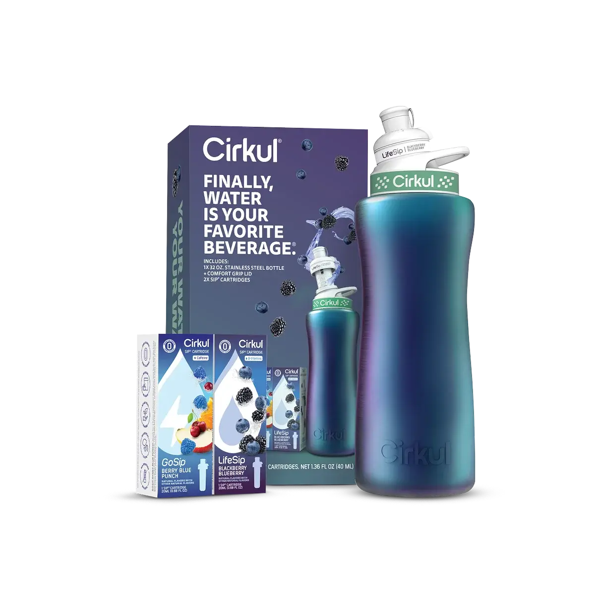 32oz. Chameleon Stainless Steel Bottle Starter Kit - Essential Set