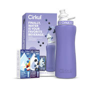32oz. Matte Periwinkle Stainless Steel Bottle Starter Kit - Clean Bundle