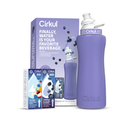 32oz. Matte Periwinkle Stainless Steel Bottle Starter Kit - Clean Bundle