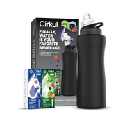 32oz. Matte Black Stainless Steel Bottle Starter Kit - Weekend Pair